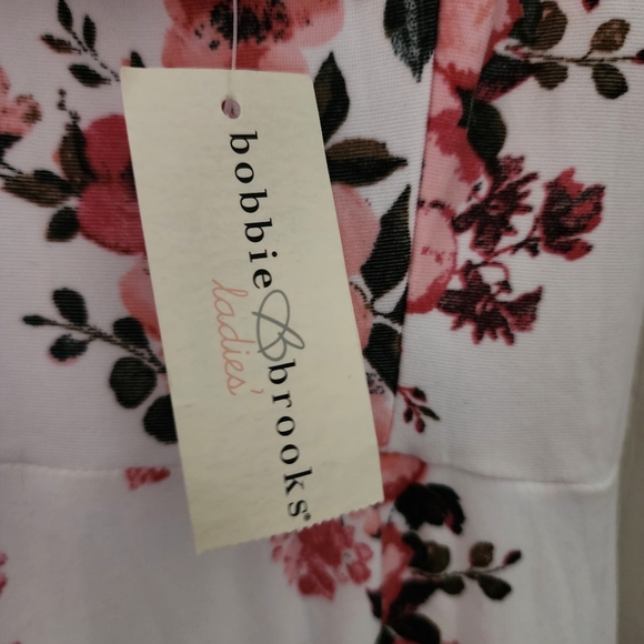 Bobbie Brooks Women’s Dress Knee Length Soft Flowey Pink Floral Boho Size Medium - Picture 6 of 9
